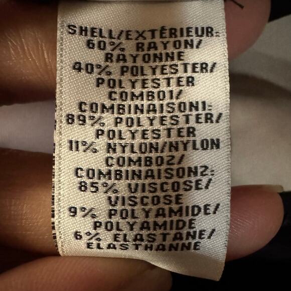 NWT Diane Von Furstenberg Reona Geometric Sheath Dress Size 10 Black Tan - Picture 9 of 12